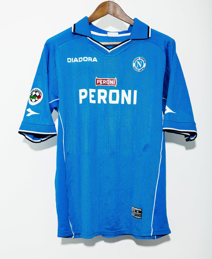 2000 - 2001 Napoli Home Kit #97 Edmundo