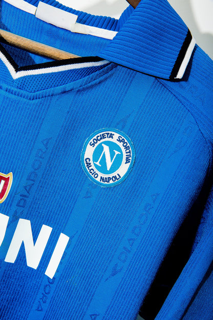 2000 - 2001 Napoli Home Kit #97 Edmundo