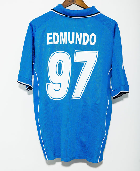 2000 - 2001 Napoli Home Kit #97 Edmundo