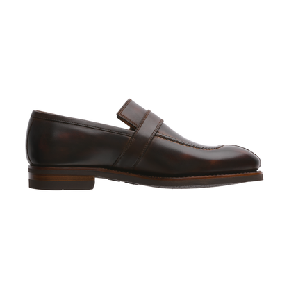 "Magnifico Monk" Single-Monk Loafer with Hand-Stitched Split-Toe Apron Details